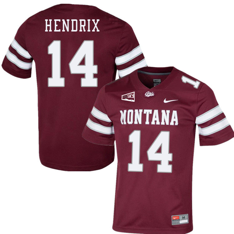 Korbin Hendrix Montana Jersey,University Of Montana Grizzlies #14 Korbin Hendrix Jersey Stitched-Mar